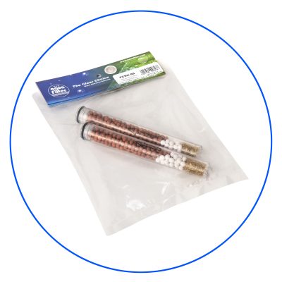 Cartridge insert for shower filtration series