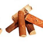 Ceramic hand crafted fire logs