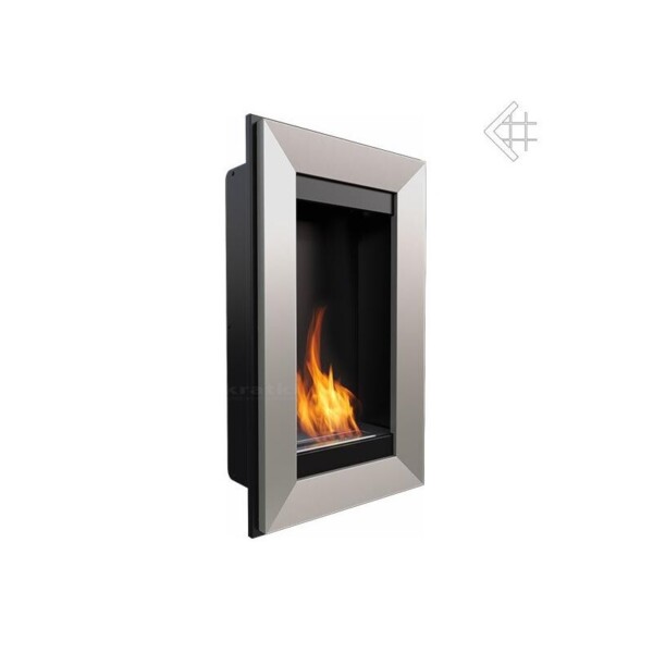 Charlie 2 Stainless Steel Bio Ethanol Fireplace