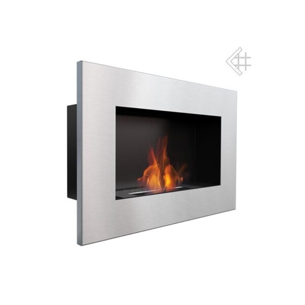Delta Stainless Steel Bio Ethanol Fireplace