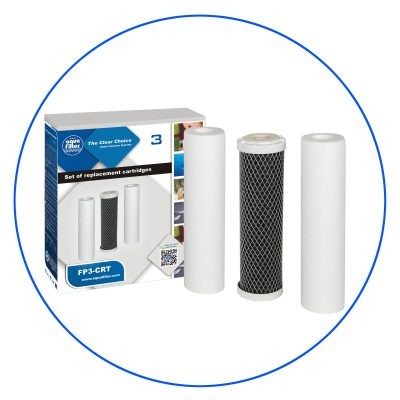 Universal set of 3 filters reverse osmosis pack