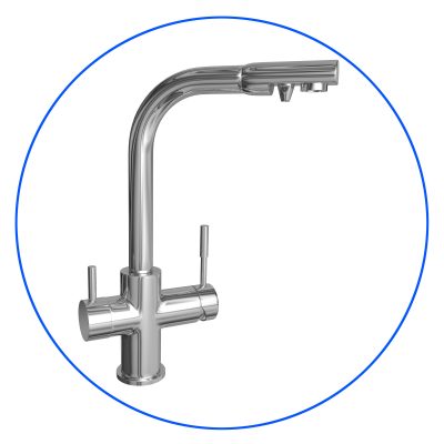 Luxury 3 way reverse osmosis faucet