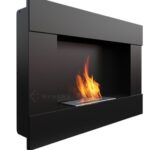 Bravo black bio ethanol fireplace