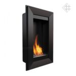 Charlie 2 black bio ethanol fireplace