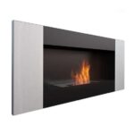 Delta 2 vertical design bio ethanol fireplace
