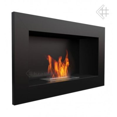Golf black bio ethanol fireplace