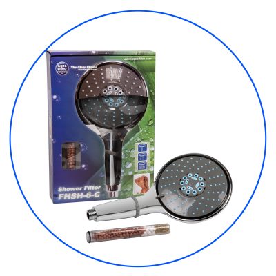 Water softening chrome shower head kit - Image 2