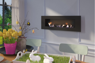 Delta 3 black bio ethanol fireplace - Image 7