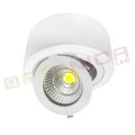 Led downlighter outer cob 10watt round 6000k fixed