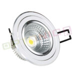 Led downlighter white cob 12w 2700k 240v