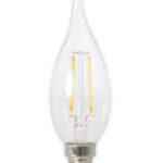 Led bulb candle glass e14 4watt 2700k 240v