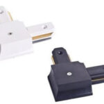 Track system angle connection white or black