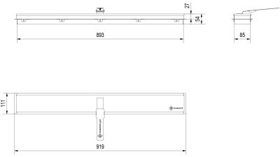 Bio burner firebox 93cm - Image 2