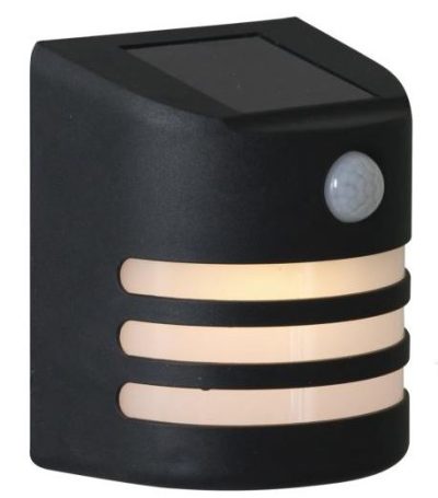 SOLAR GAP, BLACK, PIR, 2,5-50LM LUXFORM