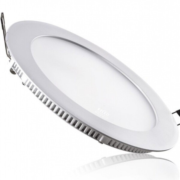 LED Panel Recessed Round – 18W Warm White (2700K)