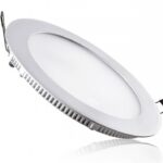 Led panel recessed round 12watt 2700k 240v