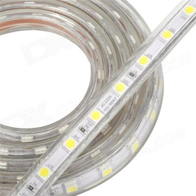 Led strip AC 220v white waterproof per 1 meter 3528