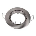 Downlight recessed fitting stainless steel moveable