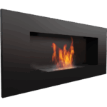 Delta 2 black bio ethanol fireplace
