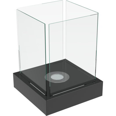 Tango 4 free standing black bio ethanol deco