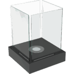 Tango 4 free standing black bio ethanol deco