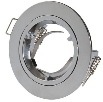 Downlight recessed round fitting stainless steel fixed