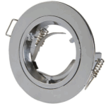 Downlight recessed round fitting stainless steel fixed