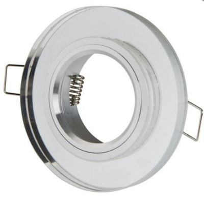Downlight recessed round fitting glass mirror fixed