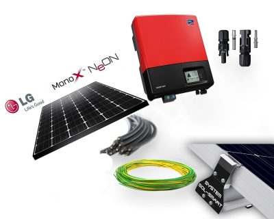Solar system LG mono X and sma 3.60kwp