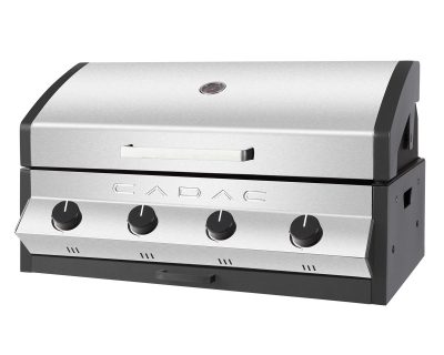 Meridian built-in 4 burner gas bbq stainless by Cadac