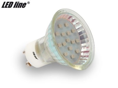 Led light bulb GU10 15 SMD 230V 1W warm white