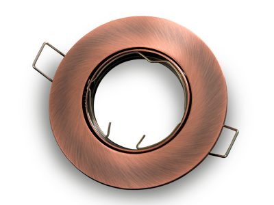 Downlight recessed gu10 brushed bronze round tilt