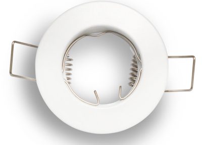 Downlight recessed fitting white basic