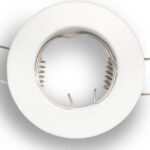 Downlight recessed fitting white basic