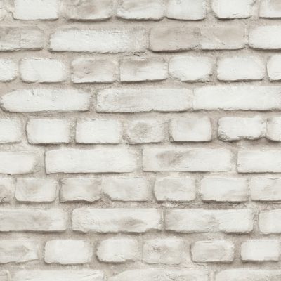 Brick Wall Off White  Rough ref 032