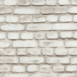 Brick Wall Off White  Rough ref 032
