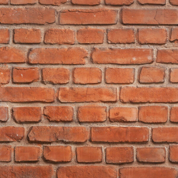 Brick Wall Panel – Rough Dark Red (Ref 034)