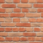 Brick Wall Terracota Rough ref 035