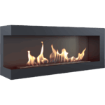 Corner open bio ethanol fireplace left 120cm