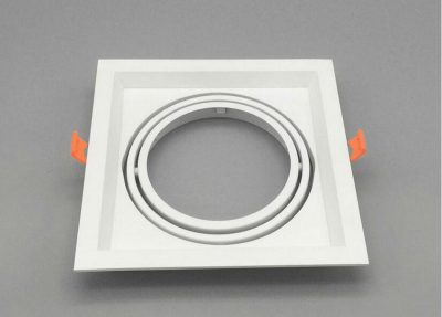 AR111 Led fitting white body tilt single unit