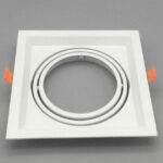 AR111 Led fitting white body tilt single unit