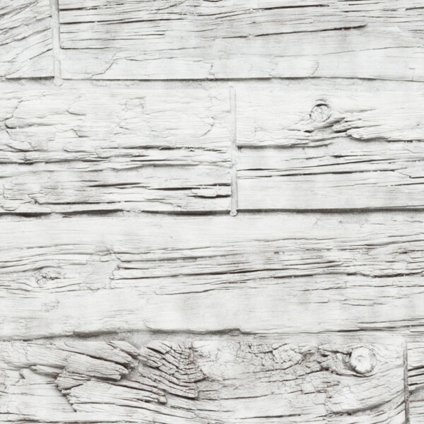 Wood Wall Panel – Sleepers logwood horizontal white (Ref 660)