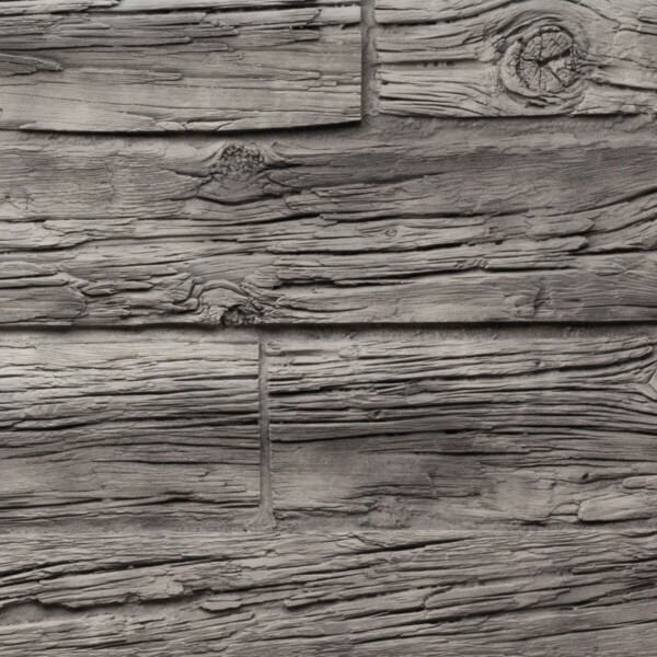 Wood Wall Panel – Sleepers logwood horizontal ash grey (Ref 665)