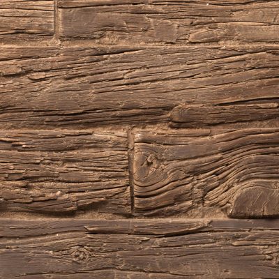 Wood Wall Sleepers logwood horizontal brown ref 662