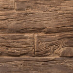 Wood Wall Sleepers logwood horizontal brown ref 662