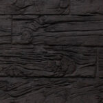 Wood Wall Sleepers logwood horizontal black ref 663