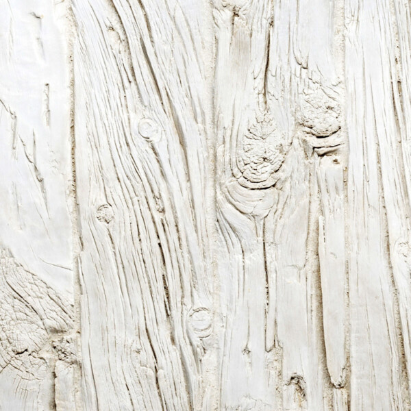 Wood Wall Panel – Sleepers logwood vertical Off White (Ref 651)
