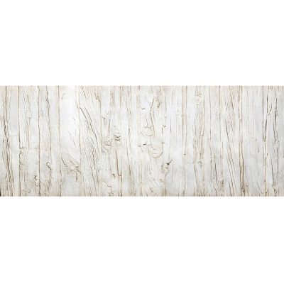 Wood Wall Sleepers logwood vertical offwhite ref 651 - Image 3