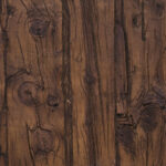 Wood Wall Sleepers logwood vertical walnut ref 654