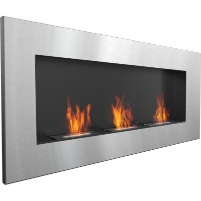 Delta 3 Stainless Steel bio ethanol fireplace
